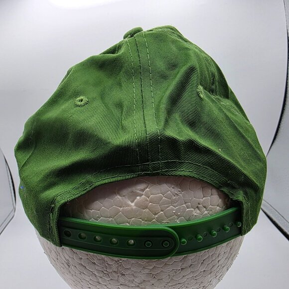 John Deere Snapback Hat Green Adjustable Embroidered Logo Adults One Size Cap - Picture 3 of 10